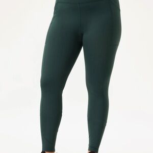girlfriend collective High Rise Compressive Pocket Legging Color Moss Size XL